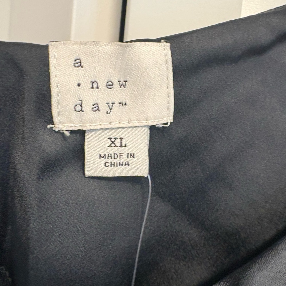 a new day Black V-Neck Slip Maxi Dress - Picture 3 of 4